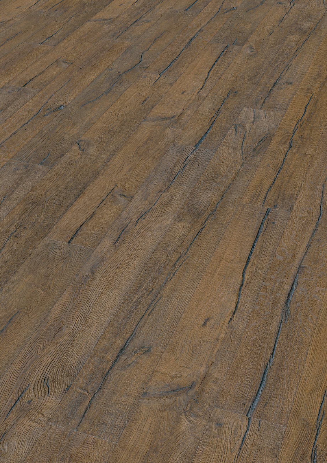 Дубовый паркет Thede & Witte Boston Oldwood, Stained Grey, серое масло, 1 полоса, 2200 x 220 x 15 мм