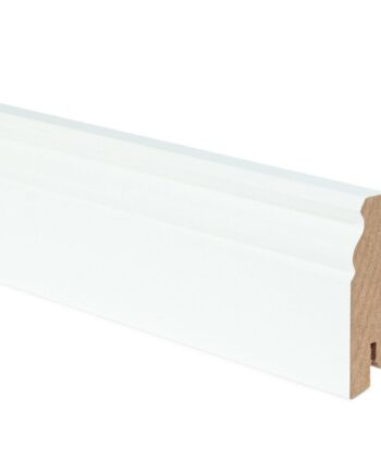 Плинтус Thede & Witte Hamburger Profil 78, белый, 18 x 78 x 2500 мм