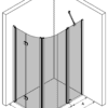 Полукруглый душевой уголок Hietakari Infinia 274 – 3D-чертёж