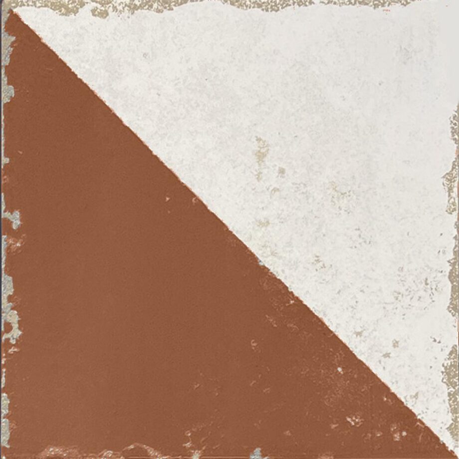 Напольная плитка из керамогранита с валенсийским орнаментом Dune Antiga Cabanyal Teja, 20x20 см, 9 мм, кирпично-красный