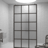Душевая перегородка Walk-in Hietakari Bläk 714 Paris, белый профиль, матовое стекло сатин Душевая перегородка Walk-in Hietakari Bläk 714 Paris, белый профиль, матовое стекло сатин