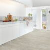 Плитка ПВХ Виниловая LVT QUICK STEP, Ambient Click Plus, Светло-серый травертин, фаска – 3