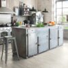 Плитка ПВХ Виниловая LVT QUICK STEP, Balance Click Plus, Дуб каньон серый пилёный, фаска – 3