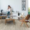 Плитка ПВХ Виниловая LVT QUICK STEP, Pulse Click, Morning mist pine, сосна, фаска – 5