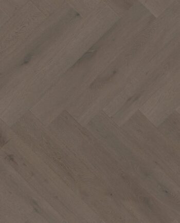 Паркет Дуб, ter Hürne, паркет елочкой, Oak basalt brown, брашированная, V-образная фаскa, особенно матовый лак