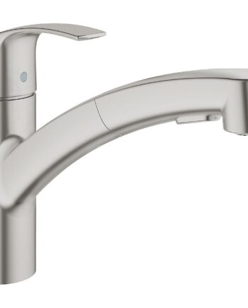 Смеситель однорычажный для мойки Grohe Eurosmart OHM, суперсталь - нержавеющая сталь