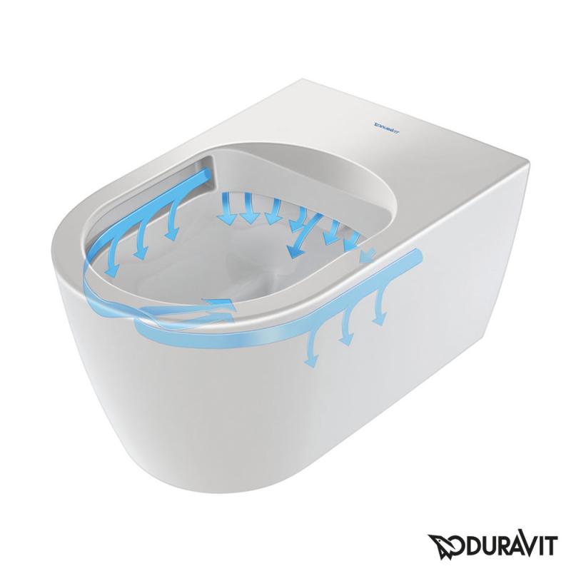 Унитаз подвесной Duravit ME by Starck Rimless (с крышкой SoftClose) – 3