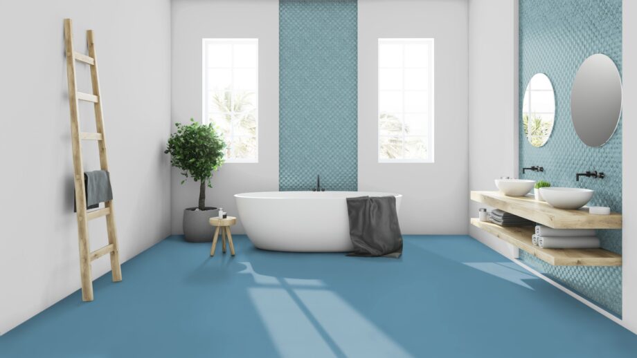 Линолеум Uni Walton Acoustic Plus 19 дБ 0095 Spring Blue