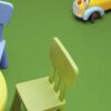 Linoleum Gerflor Lino Art Star 0030 Apple Green – vaade 2 Линолеум Gerflor Lino Art Star 0030 Apple Green – 2