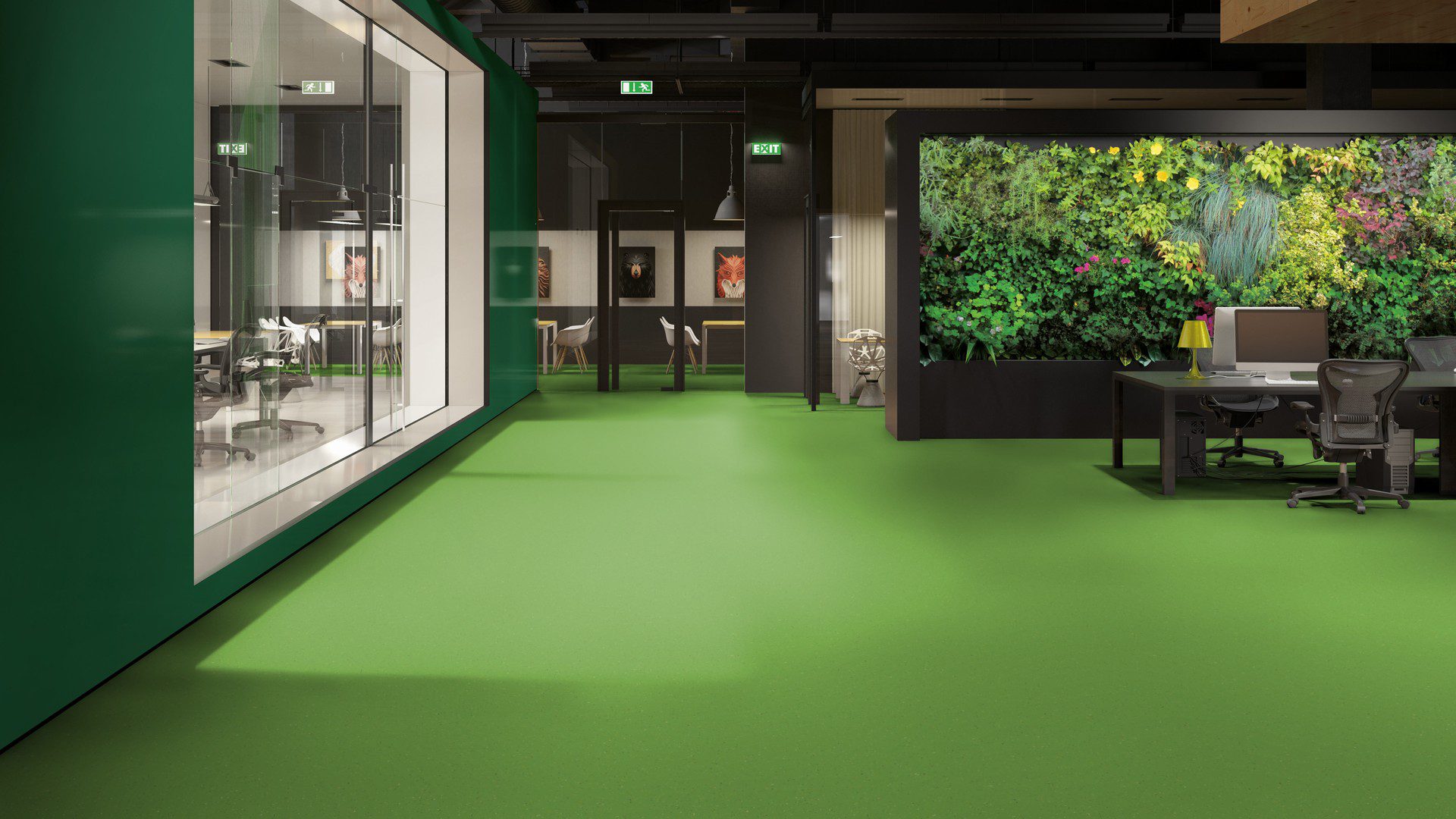 Линолеум Gerflor Lino Art Star 0030 Apple Green – 3