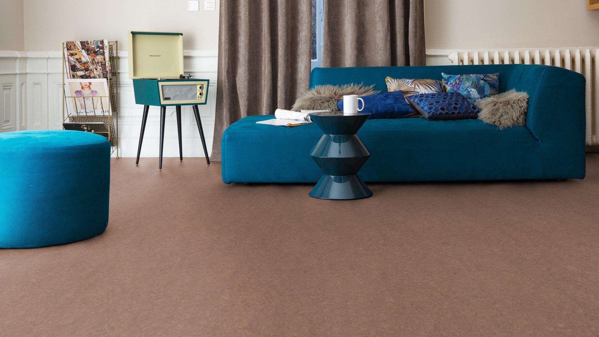 Линолеум Gerflor Marmorette 0003 Dark Brown – 5