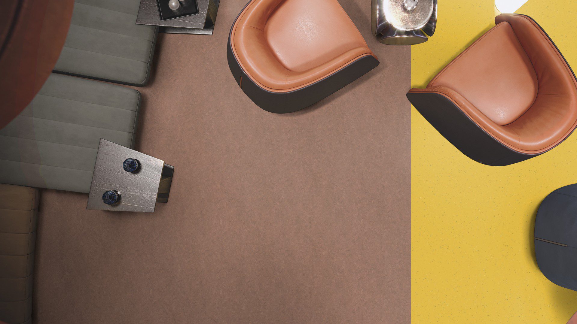 Линолеум Gerflor Marmorette 0003 Dark Brown – 6