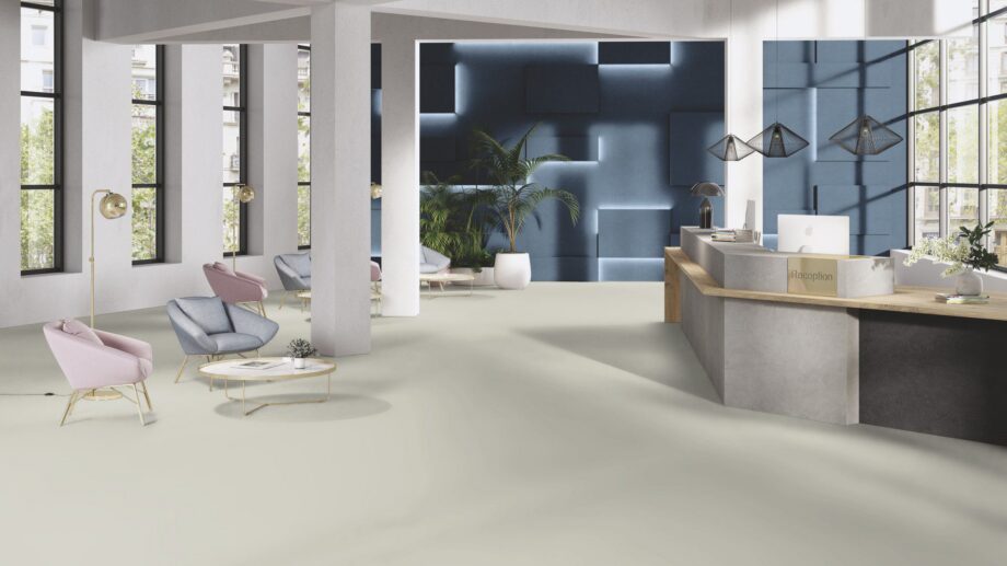 Linoleum Gerflor Uni Walton 0059 Frost Grey – vaade 3 Линолеум Gerflor Uni Walton 0059 Frost Grey – 3