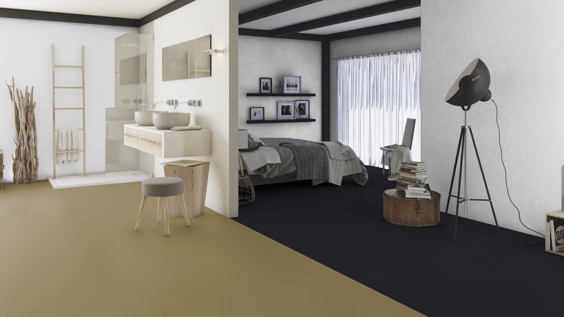 Линолеум Gerflor Uni Walton 0090 Olive – 2