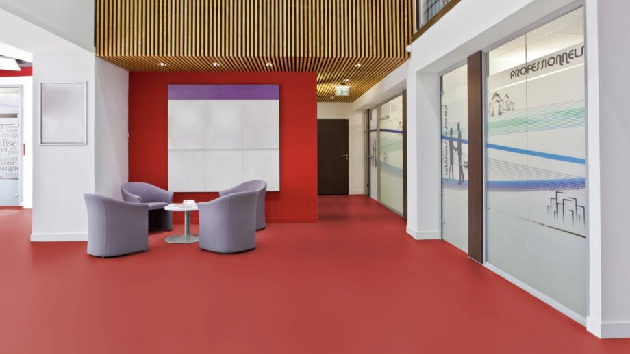 Линолеум Uni Walton Acoustic Plus 19 дБ 0010 Pompeji Red – 4