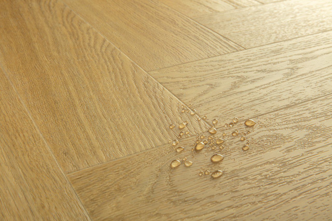Виниловый ламинат LVT ёлочкой Quick-Step Pristine Serene Oak medium natural – 2