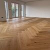 herringbone-flooring-oak-mix-oilwaxed Herringbone flooring Oak Mix beveled, brushed and oil waxed installed