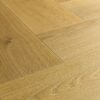 Laminat Fischgrät Quick Step Impressive Дизайн Cumin Oak, warme natürliche Eichenfarbe und harmonische Sortierung