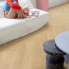 Виниловый ламинат елка Quick-Step Ciro Pure Oak Blush – 6