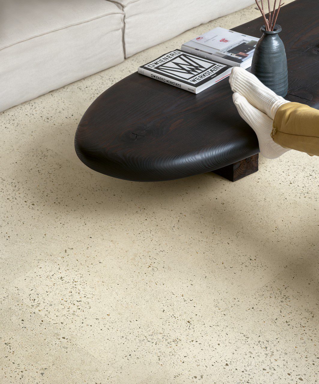 Кварц винил Quick-Step Illume Pebble concrete – 5