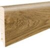 Шпонированный плинтус дуб лак P61, 90x16x2200 мм