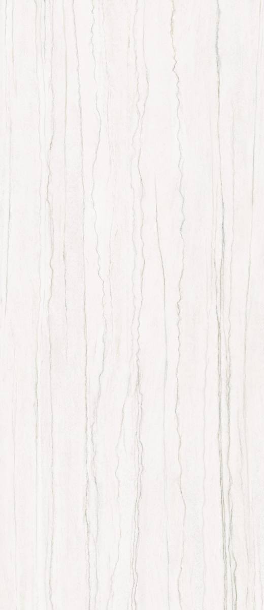 Крупноформатная керамогранитная плита под мрамор ABK Sensi Nuance White Macaubas, 120x280 см, 6 мм, полированная структурированная 3D (lux 3D)