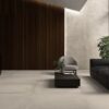 плитка из керамогранита под бетон Tau Detroit White, белый – фото 2 Матовая напольная плитка из керамогранита под бетон Tau Detroit White, 60x120 см, 7,8 мм, белый, R10, ректифицированная – 2