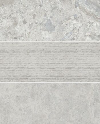 Декоративная керамическая плитка под камень ABK Era Mix Ash, 20x120 см, 8,5 мм, натуральная матовая