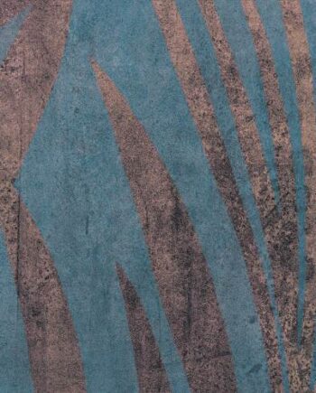 Декоративная керамическая плитка с рисунком ABK Wide&Style Jungle Blue, 120x240 см (4 x 60x120 см), 8,5 мм, матовая