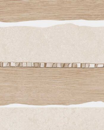 Декоративная настенная керамическая плитка Tau Lithos Wall Brading Linen, 30x90 см, льняной бежевый