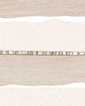 Декоративная настенная керамическая плитка Tau Lithos Wall Brading White, 30x90 см, белый