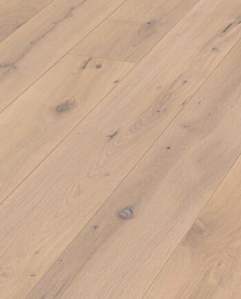 Дубовый паркет Meister, Longlife PD 400, Authentic off-white oak 09031, 1 полоса, 2200 x 180 мм, брашированная, натуральное масло