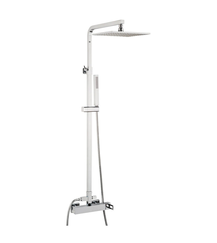 Душевая система со смесителем Emmevi Gea 2600250, хром, рычаг с отверстием Душевая система со смесителем Emmevi Gea 2600250