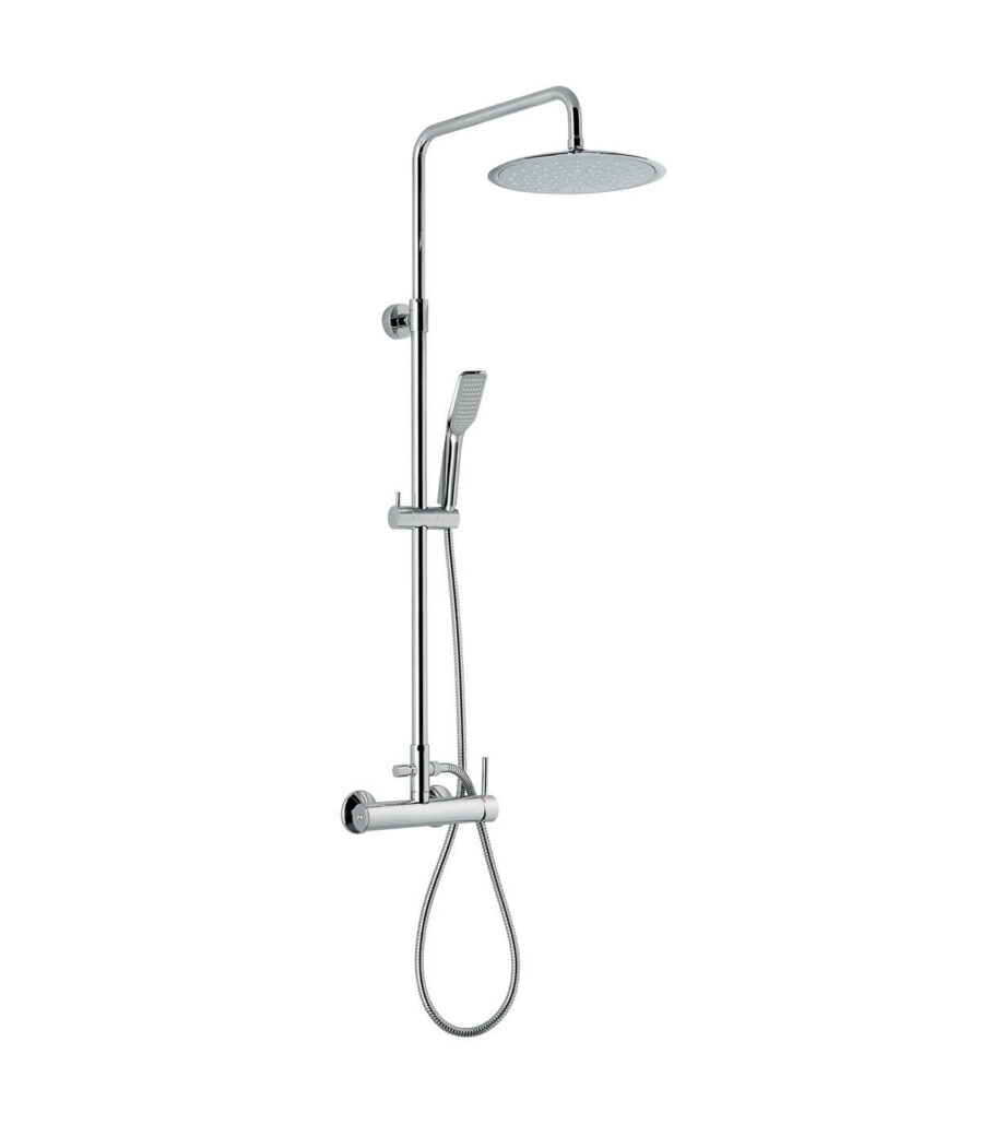 Душевая система со смесителем Emmevi Piper 450586, хром Душевая система со смесителем Emmevi Piper 450586