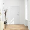 Parkett Tarkett, Grace, Tamm White Canvas (valge) Plank, 1-lip, 2 külge mikrofaa 4 Tammeparkett Tarkett Grace White Canvas Plank esikus