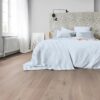 Parkett Tarkett, Grace, Tamm Grey Chiffon (hall) Plank, 1-lip, 2 külge mikrofaas 3 Tammeparkett Tarkett Grace Grey Chiffon Plank magamistoas