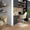 Parkett Tarkett, Shade, Tamm Misty Grey (hall) Plank XT, 1-lip, 2 külge mikrofaa 5 Tammeparkett Tarkett Shade Misty Grey Plank XT kodukontoris