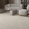 из керамогранита под камень Tau Lithos White, белый, ректифицированная – фото 2 Структурированная напольная плитка из керамогранита под камень Tau Lithos TXT White, 60x120 см, белый, R10, ректифицированная – 2