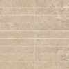 Мозаичная плитка из керамогранита под камень Tau Dorset Sand 3x15, 30x30 см, песочно-бежевый