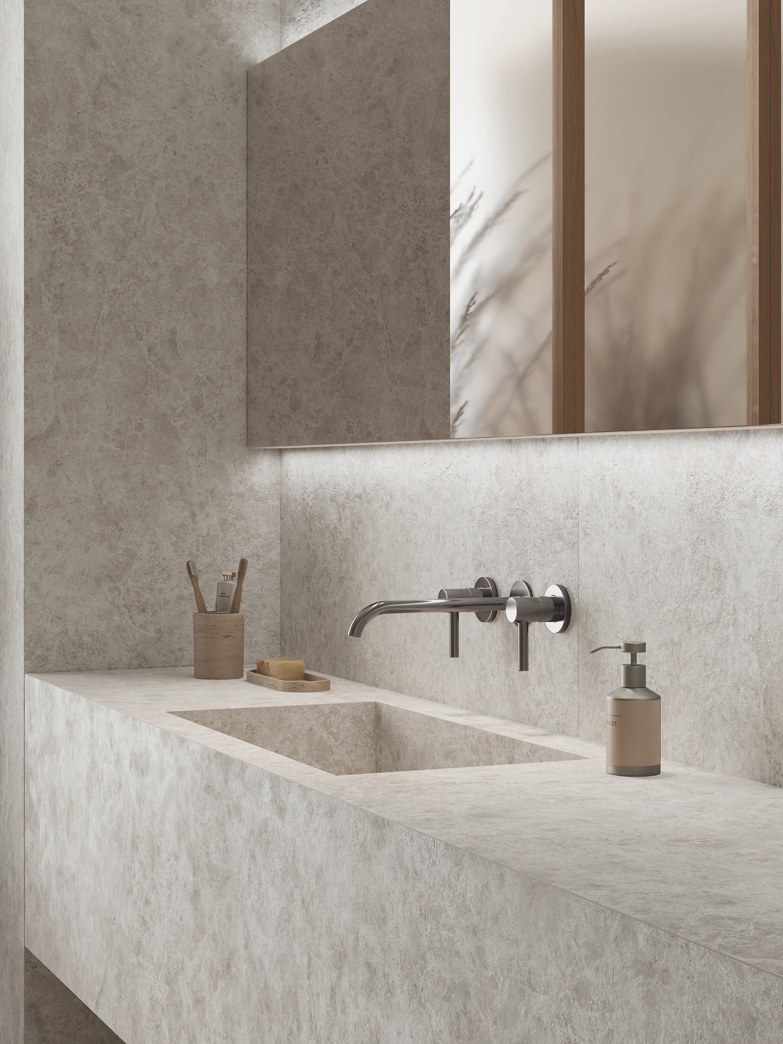 Напольная керамическая плитка под камень ABK Era Delicate Ivory, 60x120 см, 8,5 мм, натуральная матовая, противоскользящая R11 – 2
