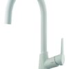Смеситель для кухни Emmevi Nicla 89077ES с поворотным изливом, белый матовый Смеситель для кухни Emmevi Nicla 89077ES с поворотным изливом – 10