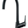 Смеситель для кухни Emmevi Nicla 89077ES с поворотным изливом, брашированный чёрный хром Смеситель для кухни Emmevi Nicla 89077ES с поворотным изливом – 8