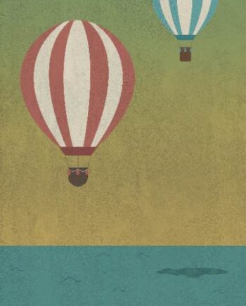 Крупноформатная декоративная плита с рисунком ABK Wide&Style Baloon B, 120x280 см, 6 мм, матовая