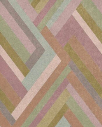 Крупноформатная декоративная плита с рисунком ABK Wide&Style Blocks Lilac, 160x320 см, 6 мм, матовая