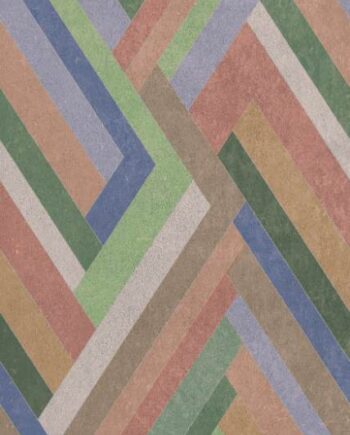 Крупноформатная декоративная плита с рисунком ABK Wide&Style Blocks Sage, 120x280 см, 6 мм, матовая