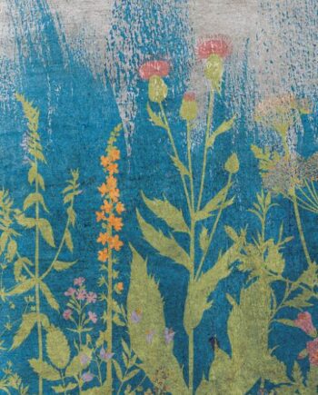 Крупноформатная декоративная плита с рисунком ABK Wide&Style Botanical A, 160x320 см, 6 мм, матовая
