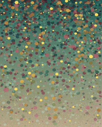Крупноформатная декоративная плита с рисунком ABK Wide&Style Confetti Green B, 160x320 см, 6 мм, матовая