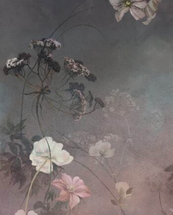 Крупноформатная декоративная плита с рисунком ABK Wide&Style Country Flowers Pink A, 120x280 см, 6 мм, матовая