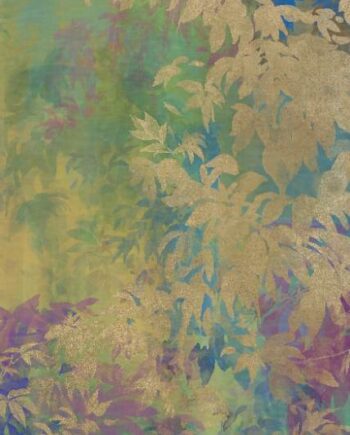Крупноформатная декоративная плита с рисунком ABK Wide&Style Foliage Yellow B, 120x280 см, 6 мм, матовая