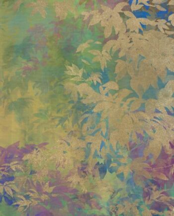Крупноформатная декоративная плита с рисунком ABK Wide&Style Foliage Yellow B, 160x320 см, 6 мм, матовая